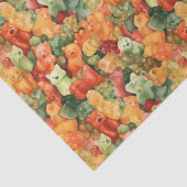 Yummy Watercolor Gummibärmuster Seidenpapier (Detail)