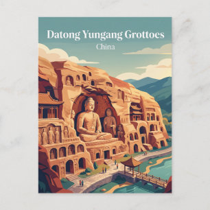Yungang-Grotten China Postkarte