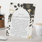 YUNGSTOWN COOKIE TABLE WEDING SIGN SOCKELSCHILD (In Situ)