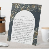 YUNGSTOWN COOKIE TABLE WEDING SIGN SOCKELSCHILD (In Situ)