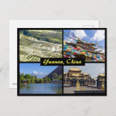 Yunnan-Sehenswürdigkeiten - China Postkarte (Vorne/Hinten)