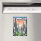 Yunnan Stone Forest China Magnet (In Situ (Geschirrspüler))