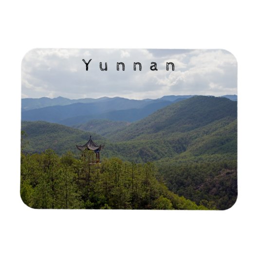 Yunnangebirge, Shaxi, Yunnan - China Magnet (Horizontal)