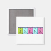 Yunus Periodenmagnet Magnet (Vorderseite/Rückseite)
