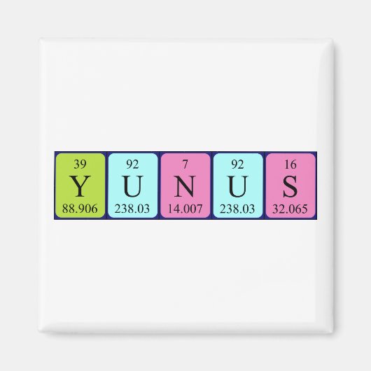 Yunus Periodenmagnet Magnet (Vorne)