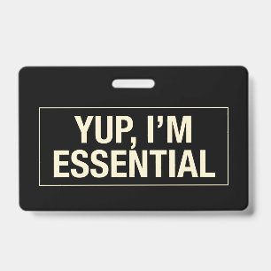 Yup Im Essential Ausweis