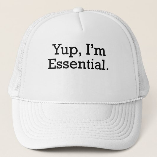 Yup Im Essential Truckerkappe (Vorderseite)