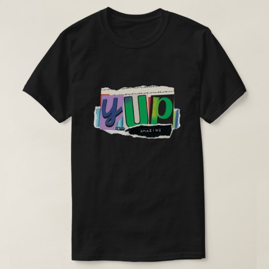 Yup Magazine T-Shirt (Design vorne)