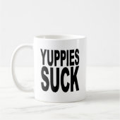Yuppies sind zum Kotzen Kaffeetasse (Links)