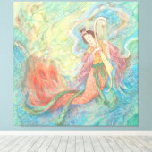 Yura-yura: Celestial Maiden Leinwanddruck (Insitu (Holzboden))