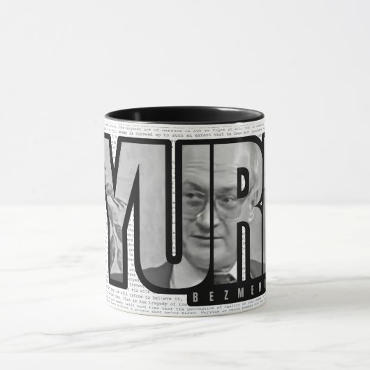 Yuri Bezmenov Zitat Tasse Kaffee (Zentrum)