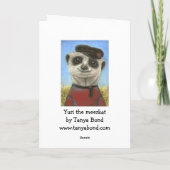 Yuri das meerkat karte (Rückseite)