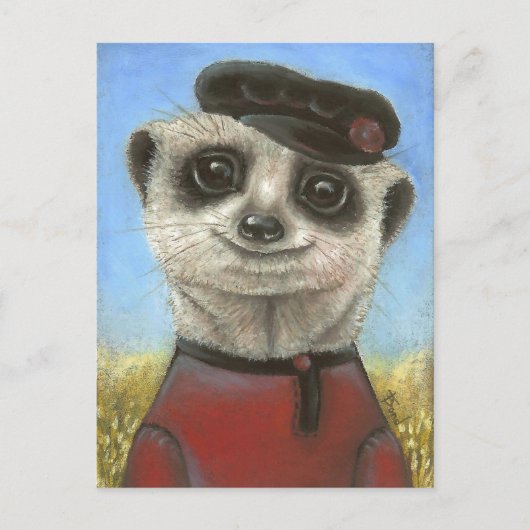 Yuri das meerkat postkarte (Vorderseite)