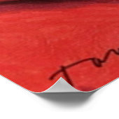 Yuri Gagarin Poster (Ecke)