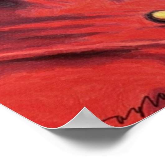 Yuri Gagarin Poster (Ecke)