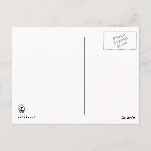 Yuri Gagarin Postkarte (Rückseite)