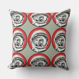 Yuri Gagarin - sowjetischer Held u. Kosmonaut Kissen