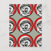 Yuri Gagarin, sowjetischer Held und Kosmonaut Postkarte (Vorderseite)