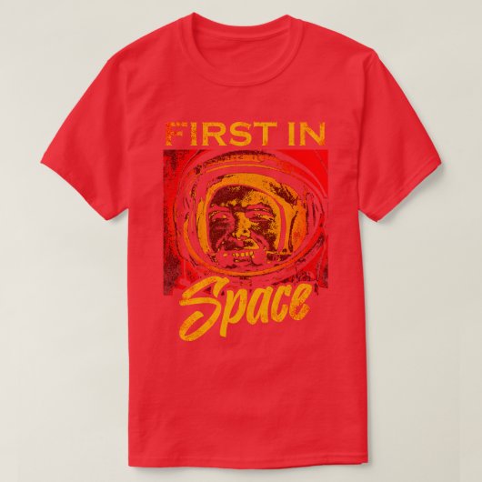 Yuri Gagarin sowjetischer Kosmonaut-Astronaut T-Shirt (Design vorne)