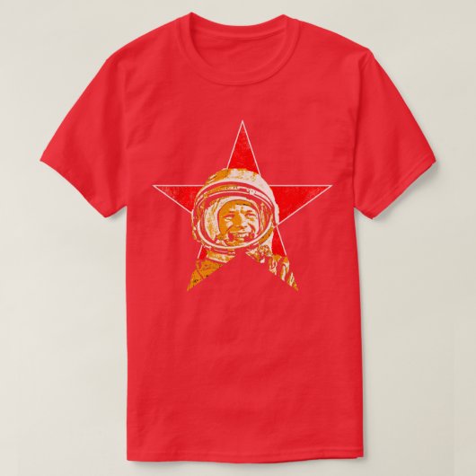 Yuri Gagarin zuerst in Space9 T-Shirt (Design vorne)