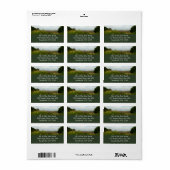 Yurok Loop Trail im Redwood Nationalpark Adressaufkleber (Vorne)