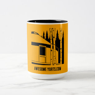 Yurt Lifestyle Geschenke Zweifarbige Tasse