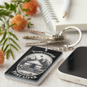 Yurt Lover Yurt Lifer Funny Yurt Tent Schlüsselanhänger (Vorderseite rechts)