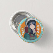 Yuru Camp Abzeichen - Zurücklegehendes Camping Button (Vorne & Hinten)
