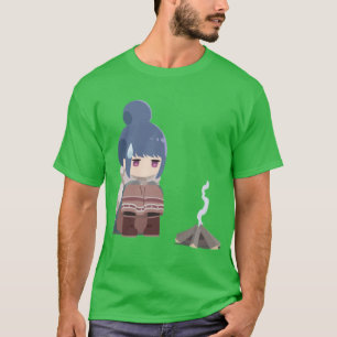Yuru Camp Lagerfeuer Rin T-Shirt
