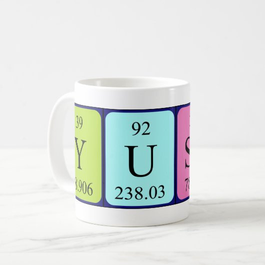 Yusei Periodenname Tasse (Vorderseite Links)