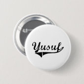 Yusuf klassischer Art-Name Button (Vorne & Hinten)