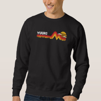 Yuuki Retro Vintage Sonnenuntergang Yuuki 80er 90e Sweatshirt