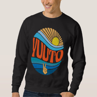 Yuuto Vintage Sonnenuntergang Yuuto Groovy Tie Dye Sweatshirt