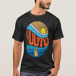 Yuuto Vintage Sonnenuntergang Yuuto Groovy Tie-Dye T-Shirt