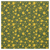Yuzu-Muster (Olive Green)| Japanischer Fallstil Stoff (Muster)