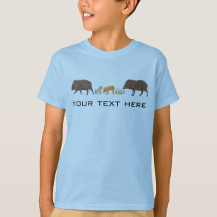 Yvelina Familie Portrait Wüstentiere ZURÜCK T-Shirt