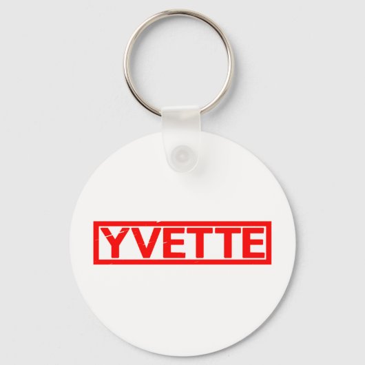 Yvette Briefmarke Schlüsselanhänger (Vorderseite)