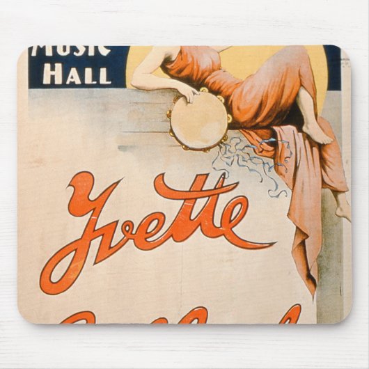 'Yvette Guilbert (c.1869-1944) bei Koster und bei Mousepad (Vorne)