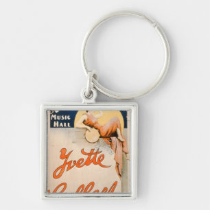 'Yvette Guilbert (c.1869-1944) bei Koster und bei Schlüsselanhänger