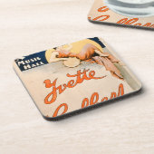 'Yvette Guilbert (c.1869-1944) bei Koster und bei Untersetzer (Linke Seite)