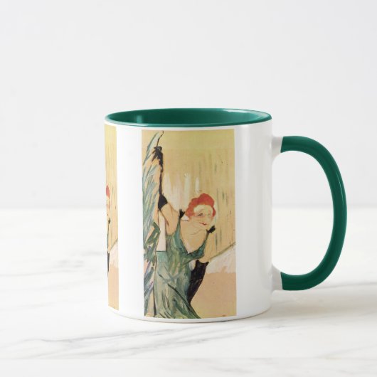 Yvette Guilbert, Henri de Toulouse-Lautrec Tasse (Rechts)
