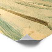 Yvette Guilbert mit einem Vorhang-Ruf, 1894 Poster (Ecke)