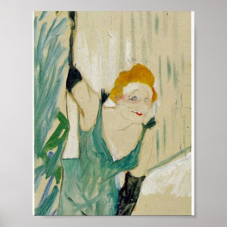 Yvette Guilbert von Henri de Toulouse-Lautrec Poster