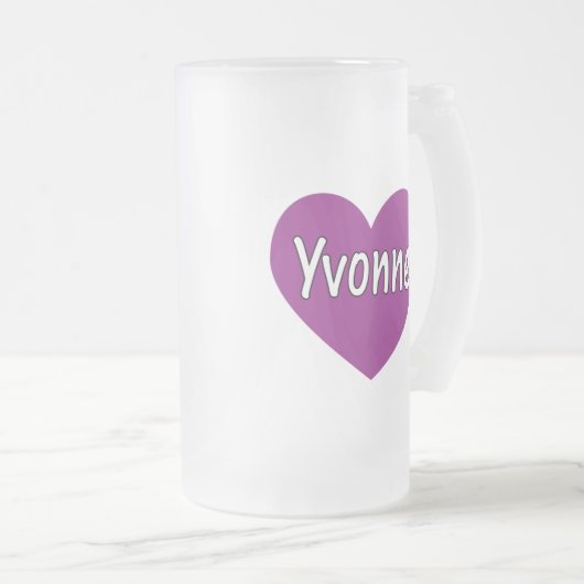 Yvonne Mattglas Bierglas (VorderseiteRechts)