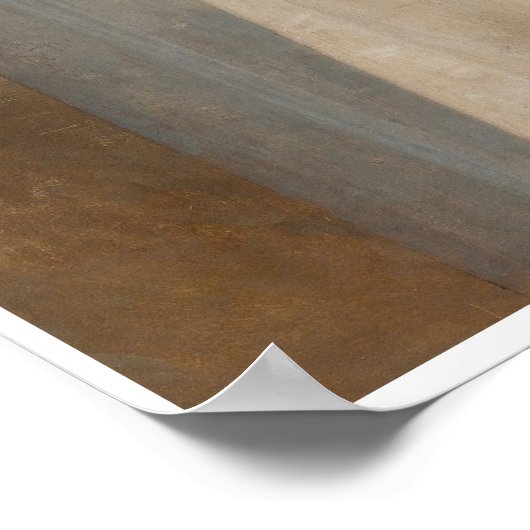 Yvonne on Doorstep William-Adolphe Bouguereau Poster (Ecke)