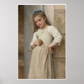 Yvonne on Doorstep William-Adolphe Bouguereau Poster (Vorne)