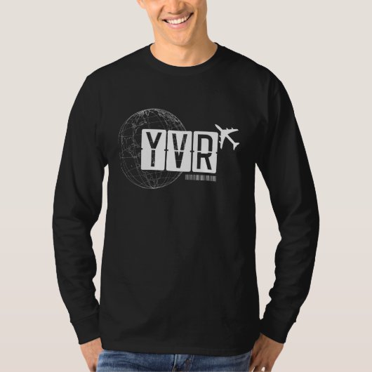 YVR Vancouver Airport Code Travel T-Shirt (Vorderseite)
