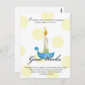 YW Value Card - Gute Arbeiten Postkarte (Vorne/Hinten)