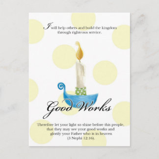 YW Value Card - Gute Arbeiten Postkarte