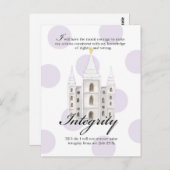 YW Value Card - Integrität Postkarte (Vorne/Hinten)